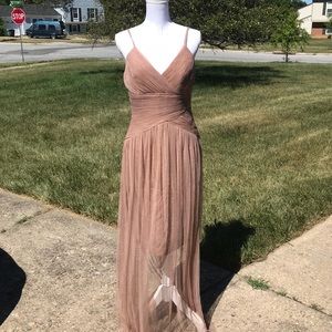 David’s Bridal Formal Gauze Gown
